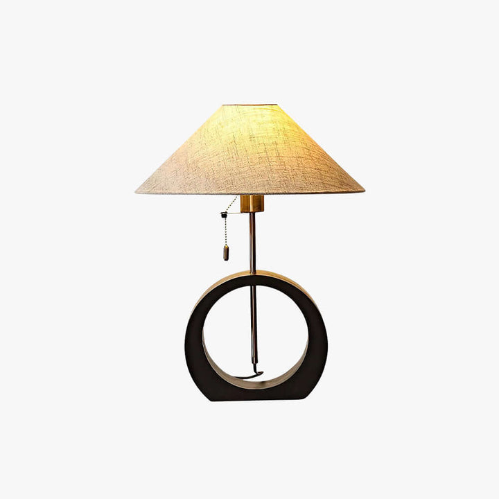Molira Table Lamp – Minimalist Wabi-sabi Retro Fabric Lamp