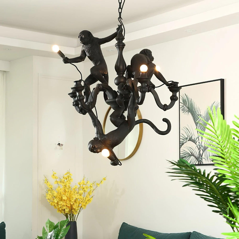 Monkey Chandelier | Playful and Whimsical Lighting for Any Room | Vinlighting | Vinlighting