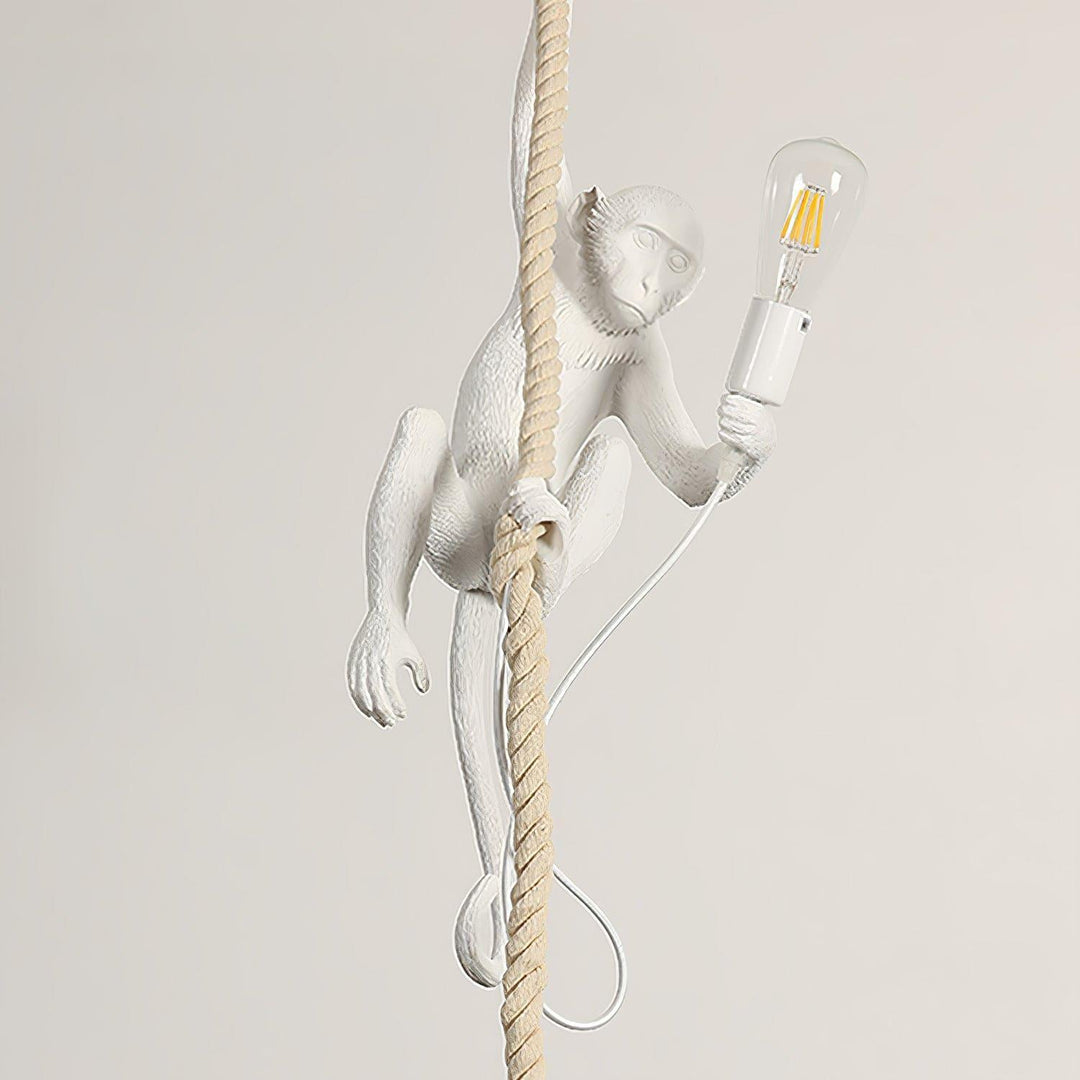 Monkey Pendant Lamp | Resin Art Deco Hanging Light for Home Office | Vinlighting | Vinlighting
