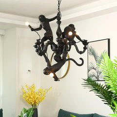 Monkey Chandelier - Vinlighting