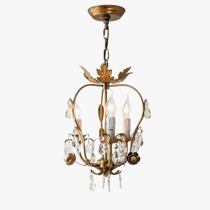 Monteleone Crystal Chandelier - Vintage with Adjustable Chain | Vinlighting | Vinlighting