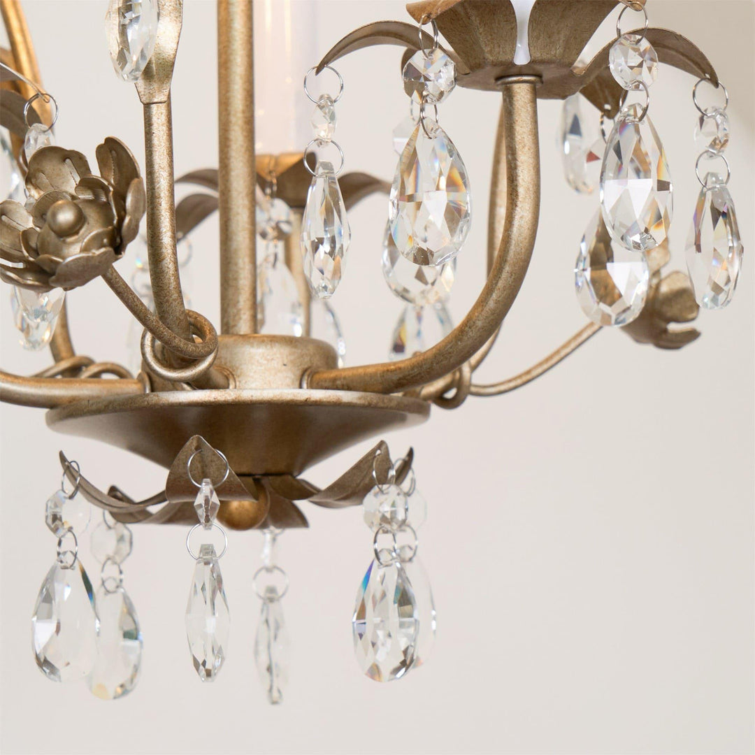 Monteleone Crystal Chandelier - Vintage with Adjustable Chain | Vinlighting | Vinlighting