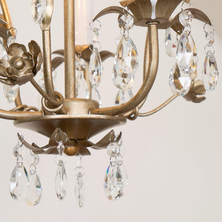 Monteleone Crystal Chandelier - Vintage with Adjustable Chain | Vinlighting | Vinlighting