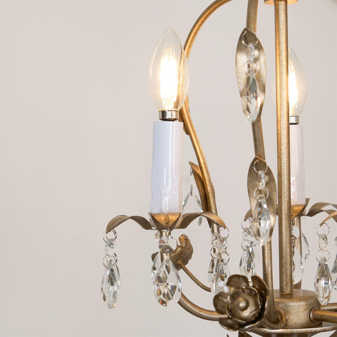 Monteleone Crystal Chandelier - Vintage with Adjustable Chain | Vinlighting | Vinlighting