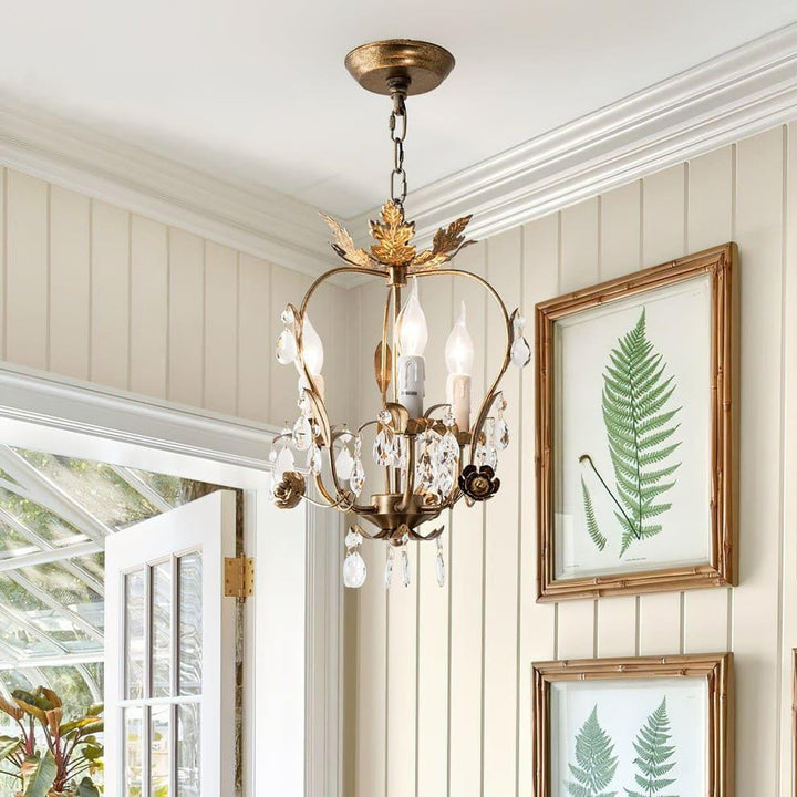 Monteleone Crystal Chandelier - Vintage with Adjustable Chain | Vinlighting | Vinlighting
