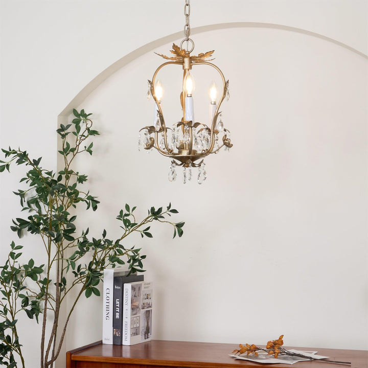 Monteleone Crystal Chandelier - Vintage with Adjustable Chain | Vinlighting | Vinlighting