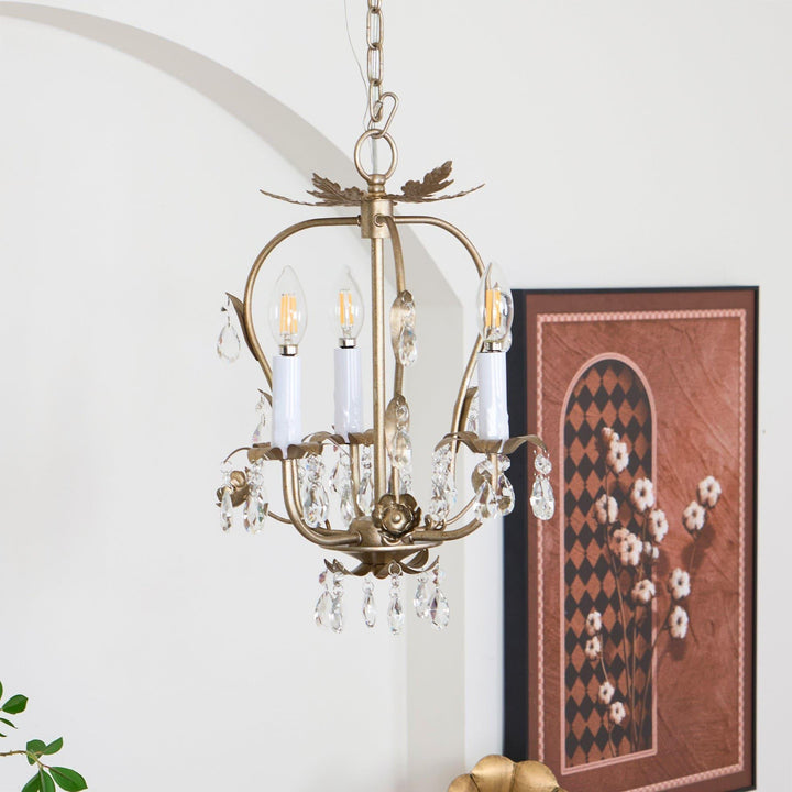 Monteleone Crystal Chandelier - Vintage with Adjustable Chain | Vinlighting | Vinlighting