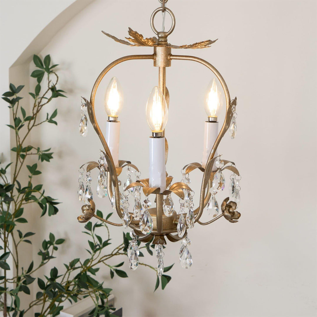 Monteleone Crystal Chandelier - Vintage with Adjustable Chain | Vinlighting | Vinlighting
