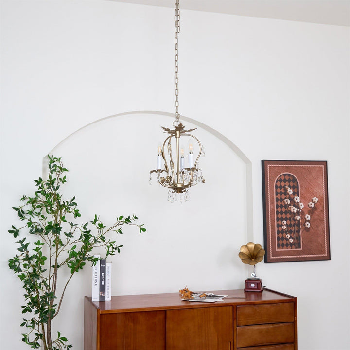 Monteleone Crystal Chandelier - Vintage with Adjustable Chain | Vinlighting | Vinlighting