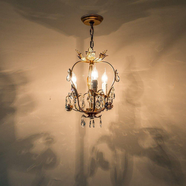 Monteleone Crystal Chandelier - Vintage with Adjustable Chain | Vinlighting | Vinlighting