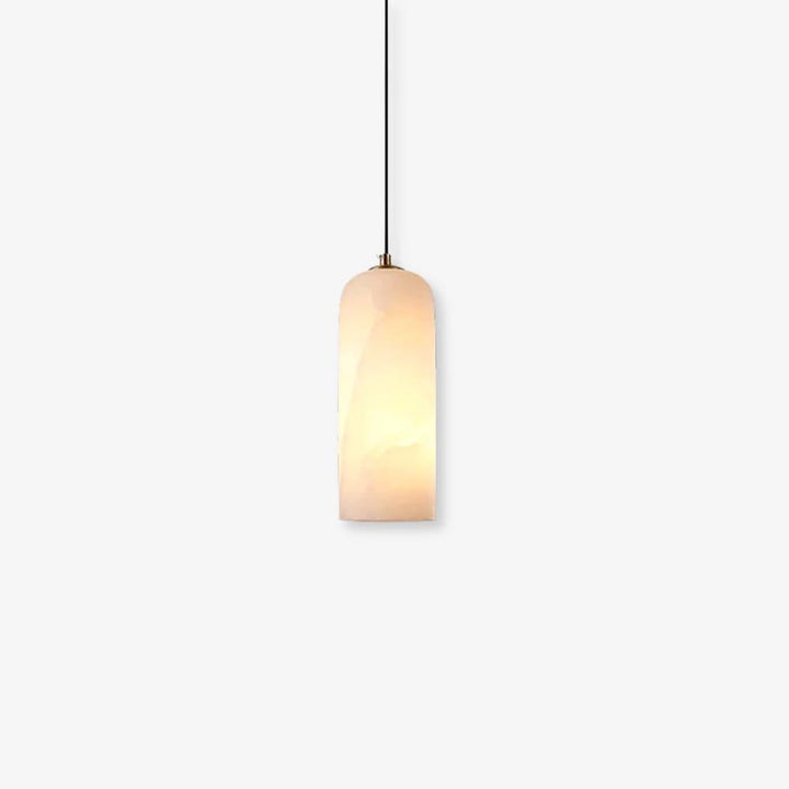 Monty Pendant Lamp | Brass Alabaster Hanging Light for Bedside & Bar | Vinlighting | Vinlighting