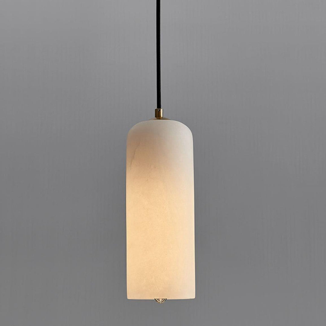 Monty Pendant Lamp | Brass Alabaster Hanging Light for Bedside & Bar | Vinlighting | Vinlighting