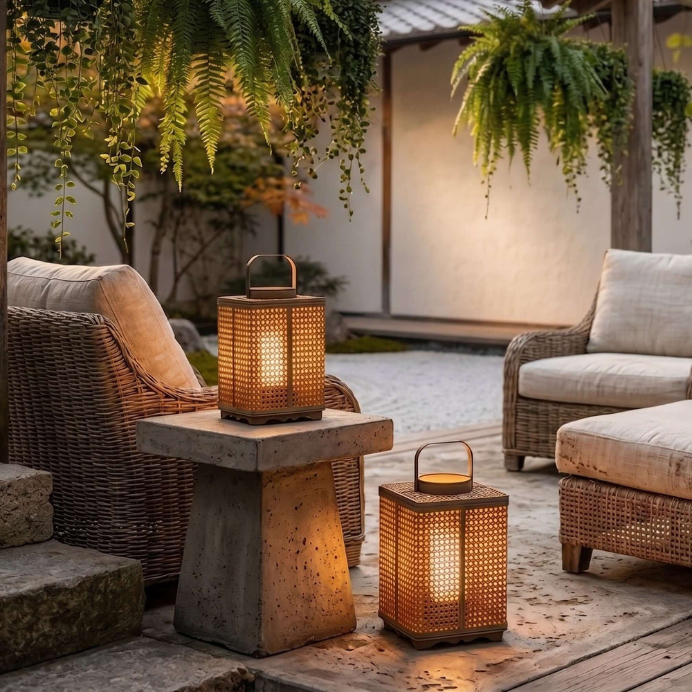 Moravi Outdoor Garden Lamp - Japanese Portable Solar Outdoor Lamp