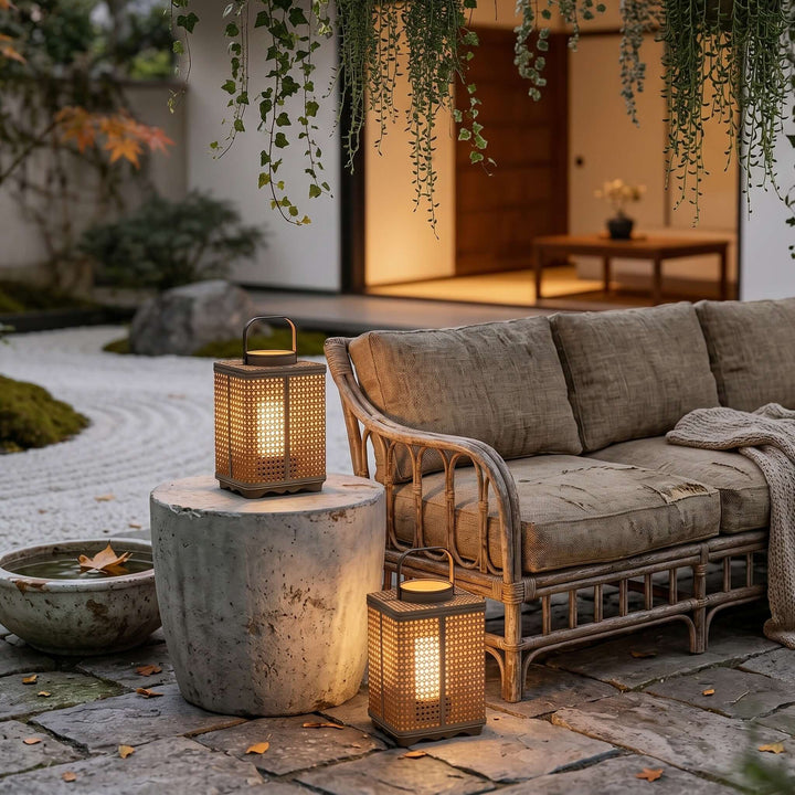 Moravi Outdoor Garden Lamp - Japanese Portable Solar Outdoor Lamp