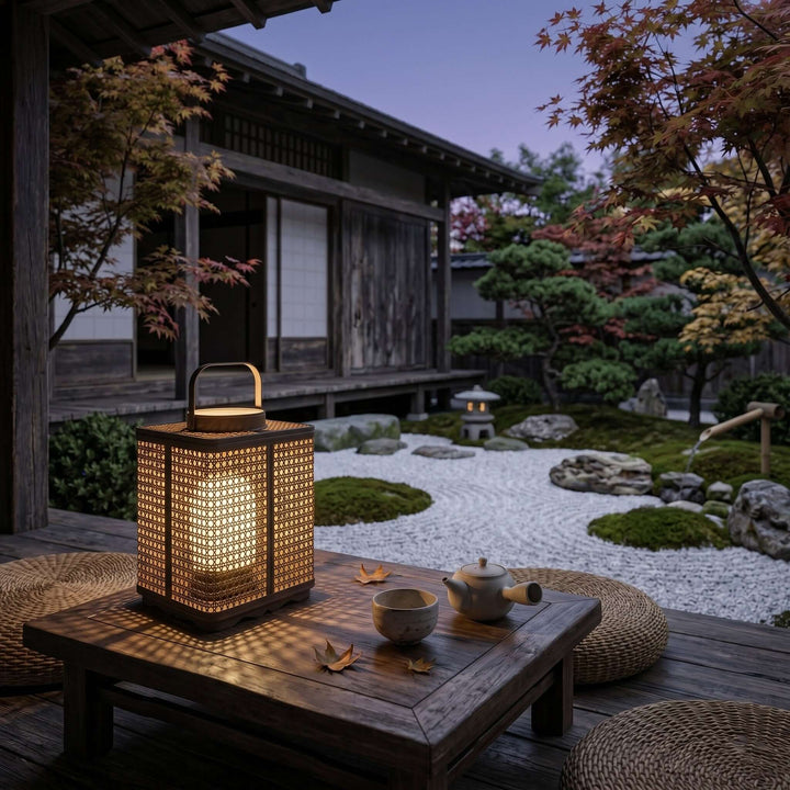 Moravi Outdoor Garden Lamp - Japanese Portable Solar Outdoor Lamp