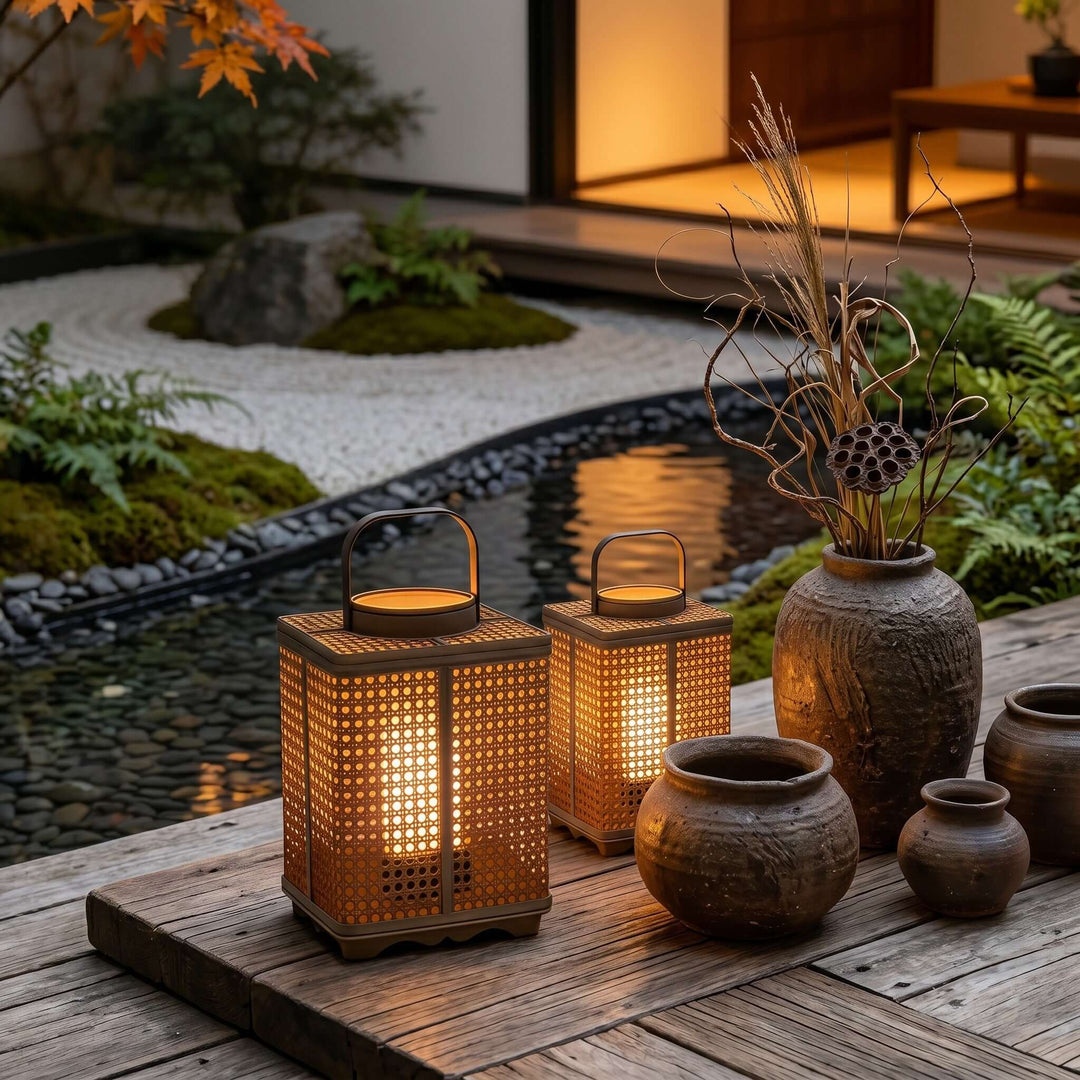 Moravi Outdoor Garden Lamp - Japanese Portable Solar Outdoor Lamp