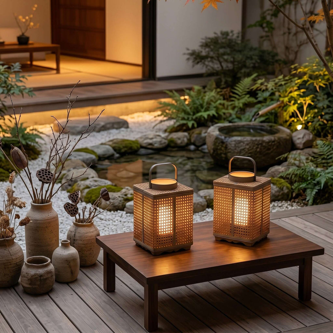 Moravi Outdoor Garden Lamp - Japanese Portable Solar Outdoor Lamp