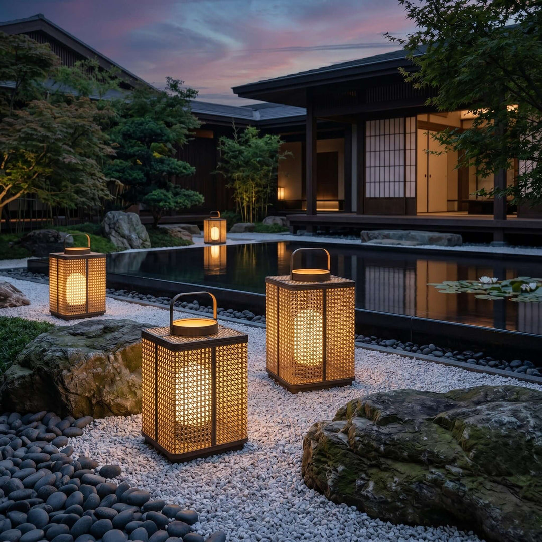 Moravi Outdoor Garden Lamp - Japanese Portable Solar Outdoor Lamp