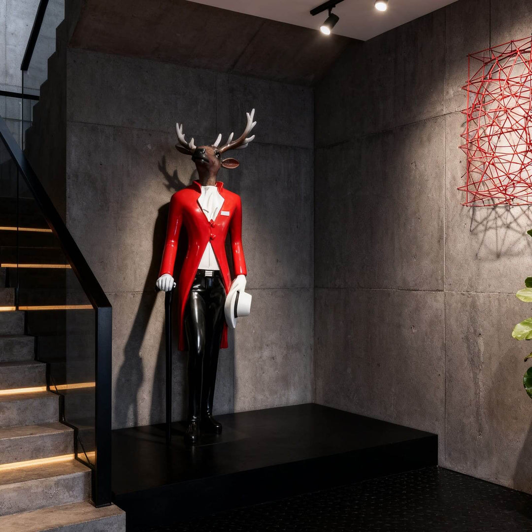 Mr. Deer Sculpture – Decorative Art Sculpture, Living Room Decor