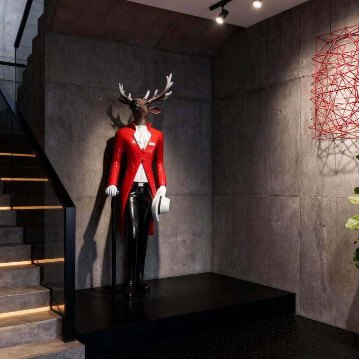 Mr. Deer Sculpture – Decorative Art Sculpture, Living Room Decor