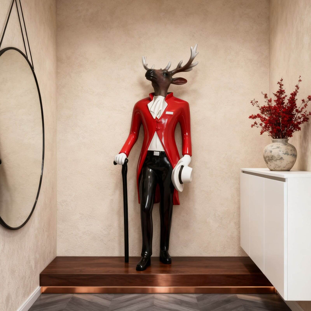 Mr. Deer Sculpture – Decorative Art Sculpture, Living Room Decor