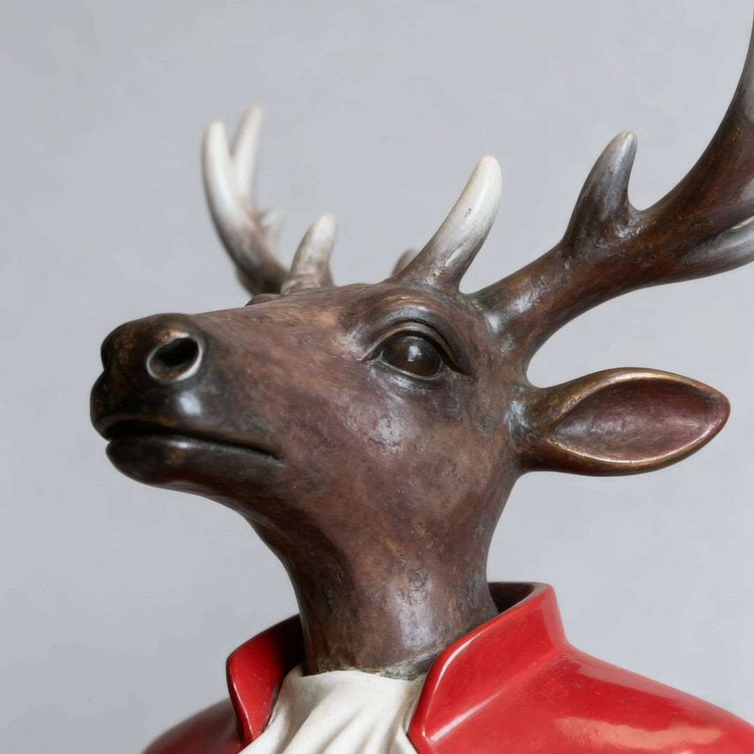 Mr. Deer Sculpture – Decorative Art Sculpture, Living Room Decor