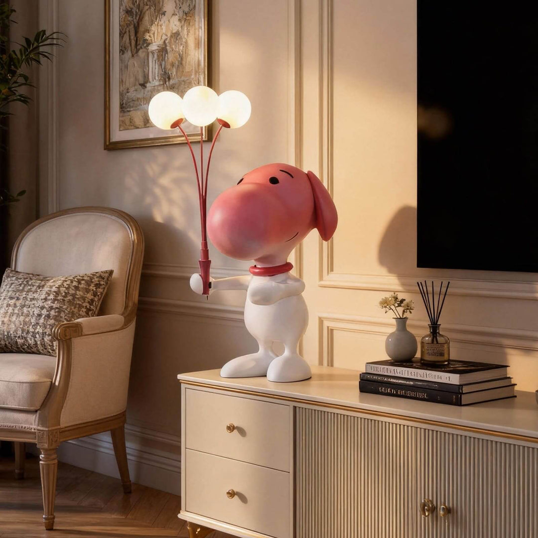 Mupito Sculptural Table Lamp – Cute Art Deco Bedside Light