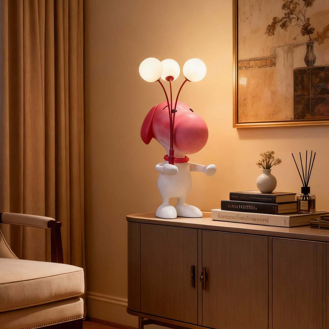 Mupito Sculptural Table Lamp – Cute Art Deco Bedside Light