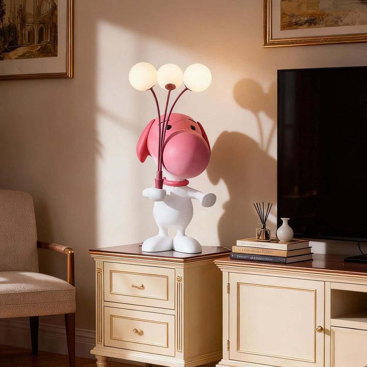 Mupito Sculptural Table Lamp – Cute Art Deco Bedside Light