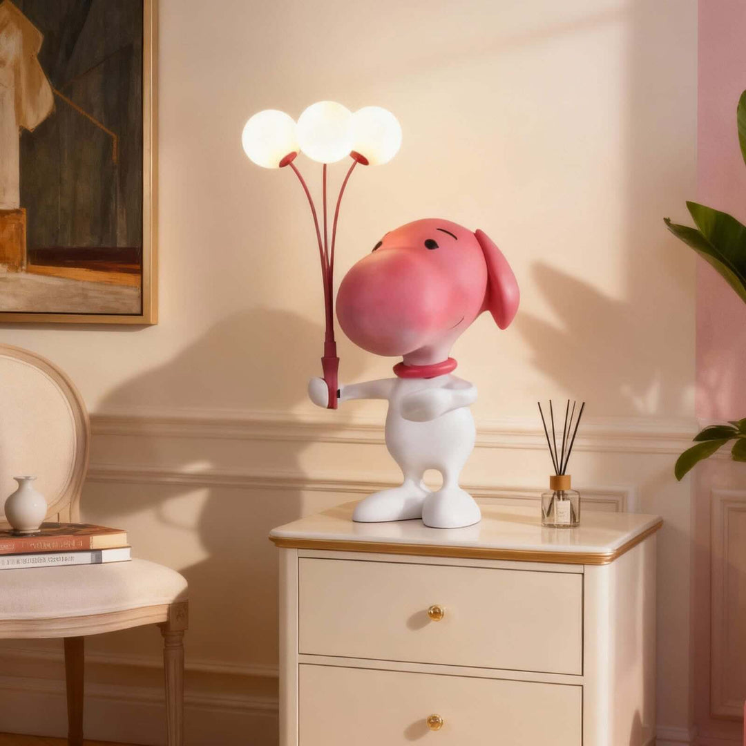 Mupito Sculptural Table Lamp – Cute Art Deco Bedside Light