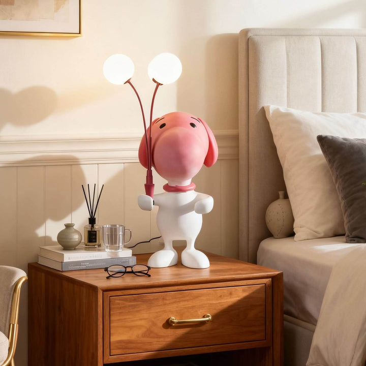Mupito Sculptural Table Lamp – Cute Art Deco Bedside Light
