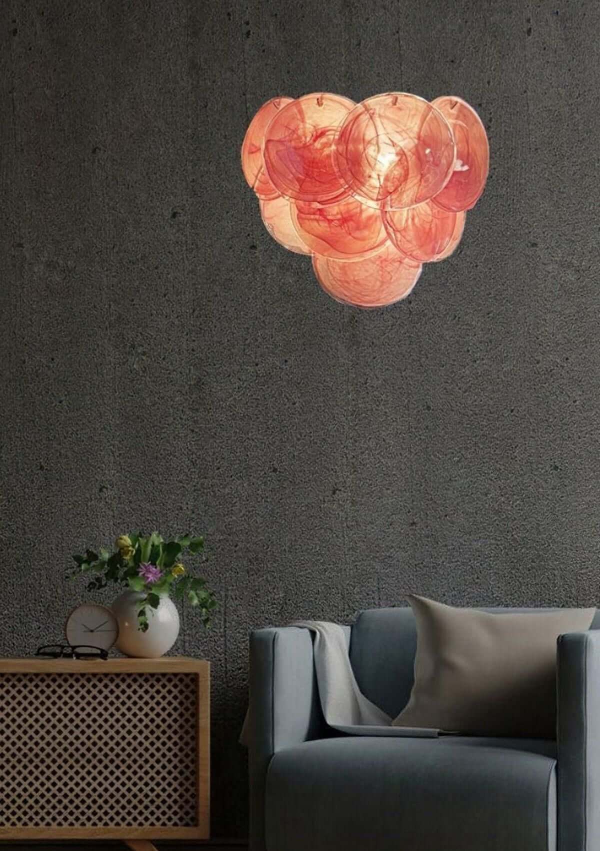 Murano Disk Wall Sconce – French Simple Light Luxury Lighting
