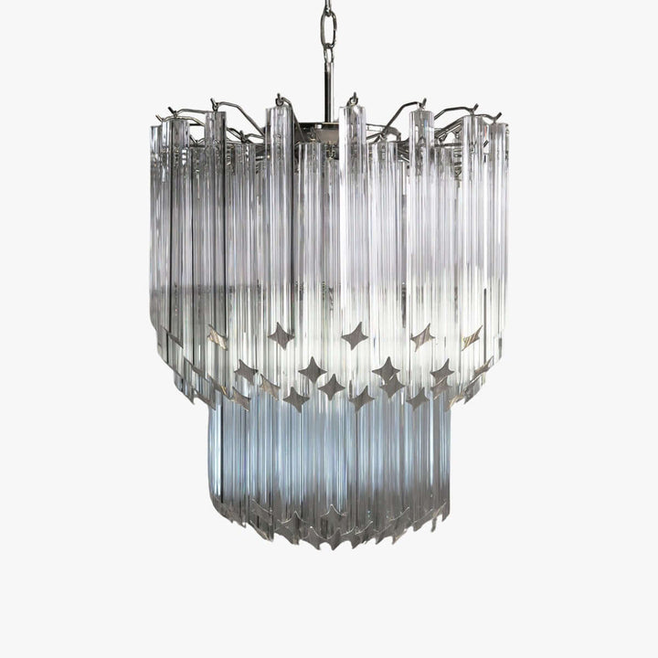 Murano Prisms Chandelier 19" – Italy Art Decoration Lamp