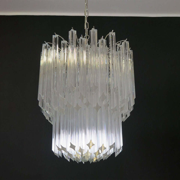 Murano Prisms Chandelier 19" – Italy Art Decoration Lamp