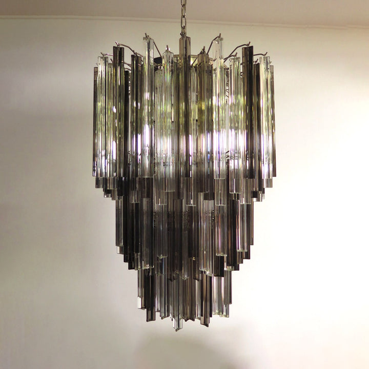 Murano Prisms Chandelier 24" – Italy Luxury Art Deco Decorative Lamp