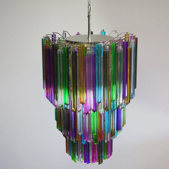 Murano Prisms Chandelier 24" – Italy Luxury Art Deco Decorative Lamp