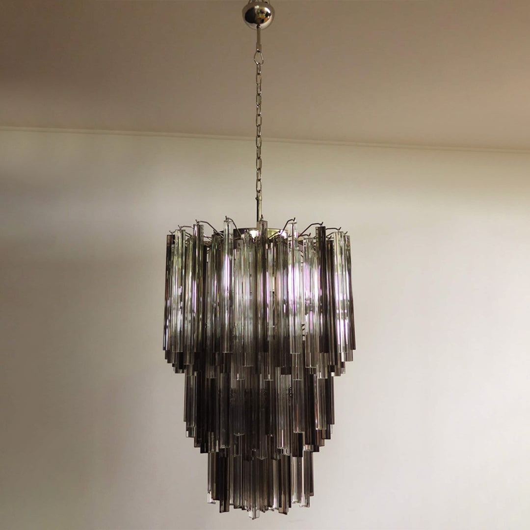 Murano Prisms Chandelier 24" – Italy Luxury Art Deco Decorative Lamp