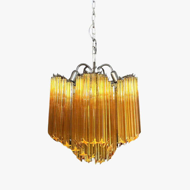Murano Prisms Flower Chandelier 16"– Middle Ages Light Luxury