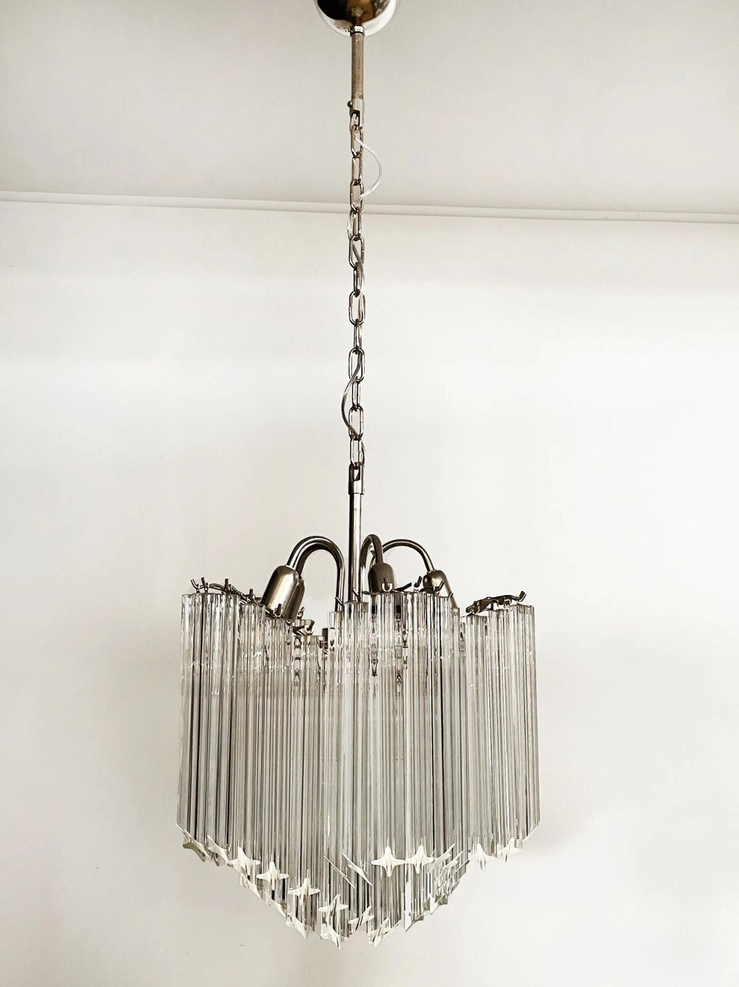 Murano Prisms Flower Chandelier 16"– Middle Ages Light Luxury