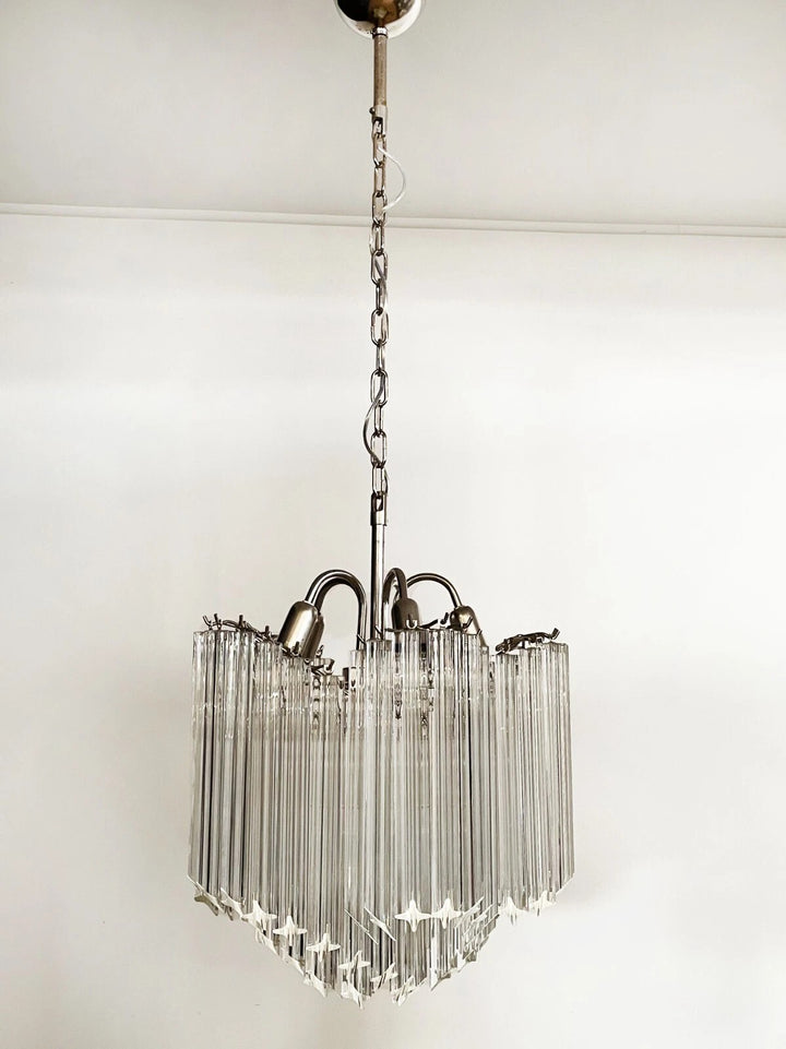 Murano Prisms Flower Chandelier 16"– Middle Ages Light Luxury