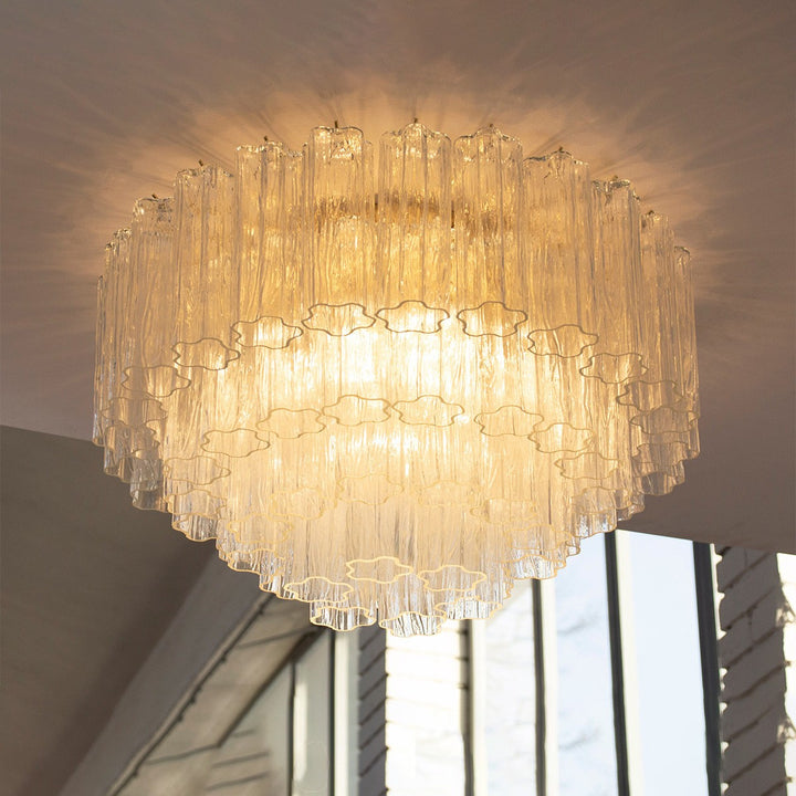 Murano Tubes Ceiling Lamp 26"– French Fashion Light Luxury Decor
