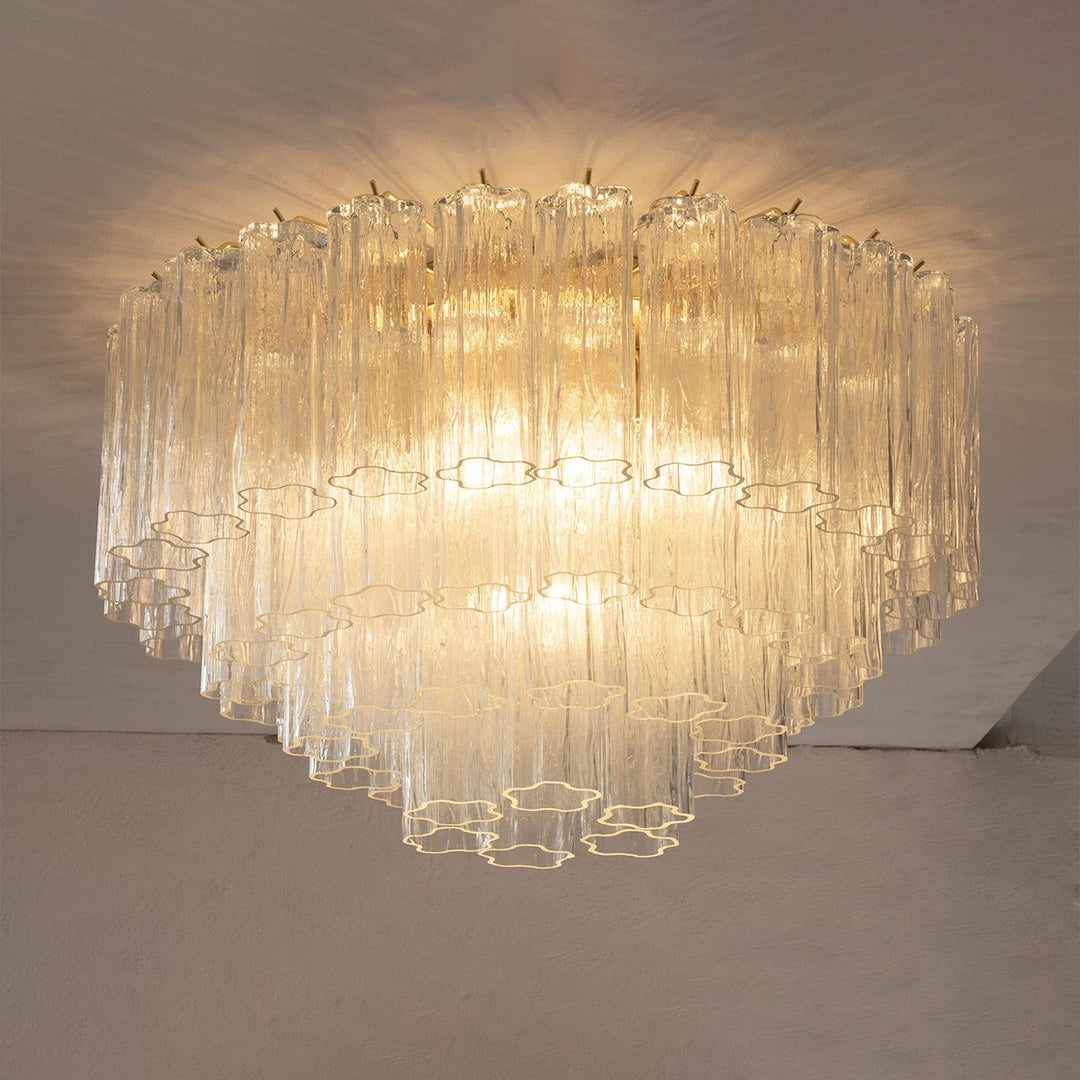 Murano Tubes Ceiling Lamp 26"– French Fashion Light Luxury Decor