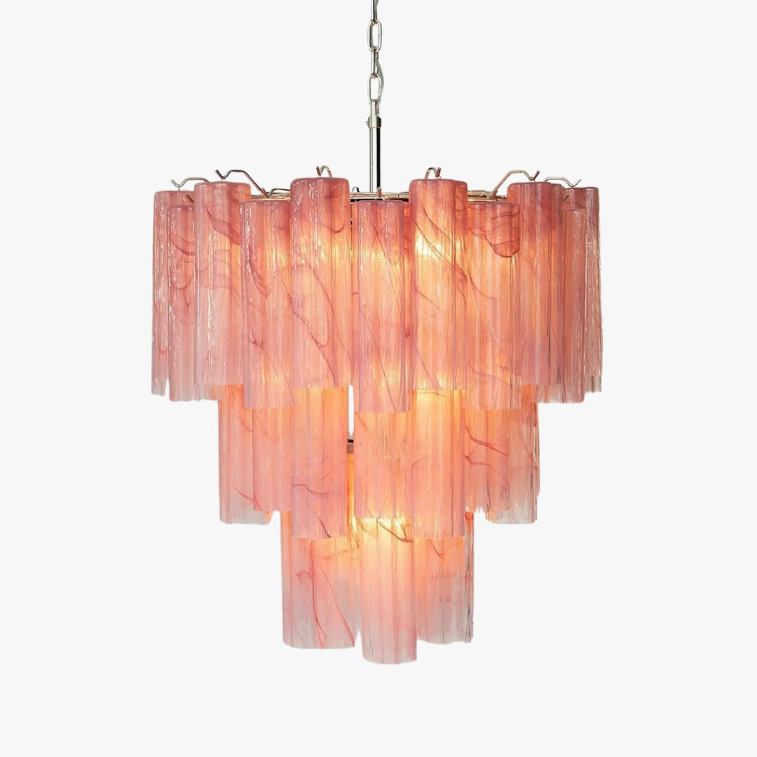 Murano Tubes Chandelier 11" – Italy Creativity Star Glass Decorative