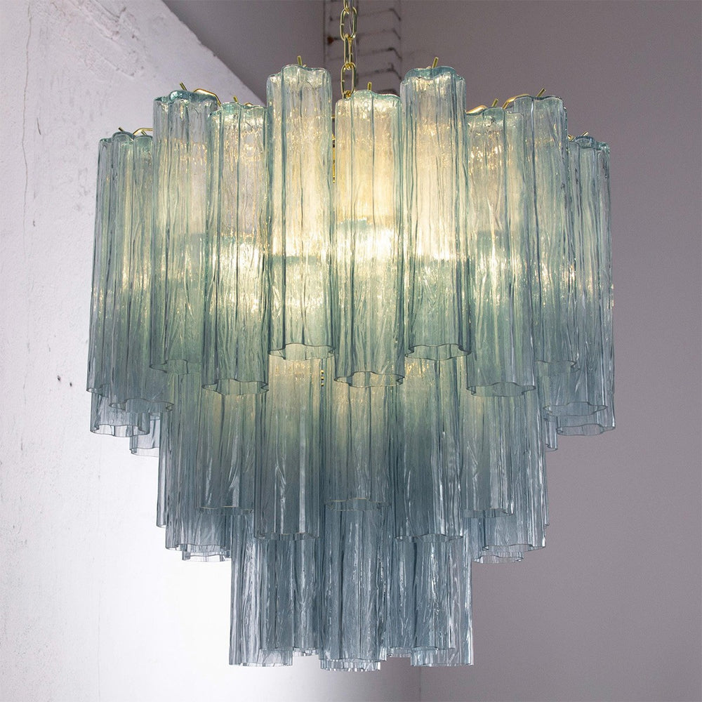 Murano Tubes Chandelier 11" – Italy Creativity Star Glass Decorative