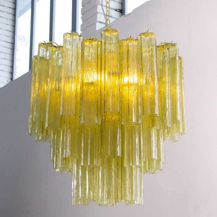 Murano Tubes Chandelier 11" – Italy Creativity Star Glass Decorative