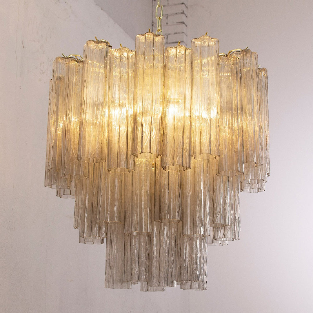 Murano Tubes Chandelier 11" – Italy Creativity Star Glass Decorative