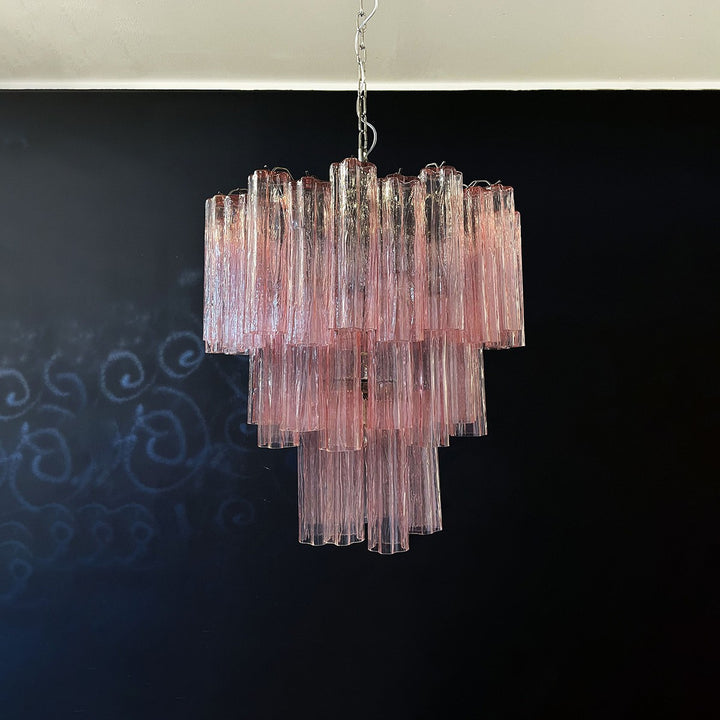 Murano Tubes Chandelier 11" – Italy Creativity Star Glass Decorative