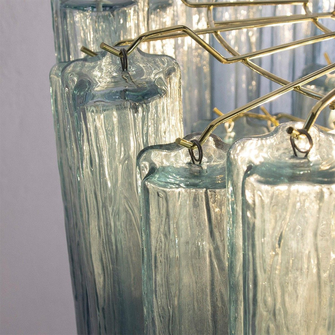 Murano Tubes Chandelier 11" – Italy Creativity Star Glass Decorative