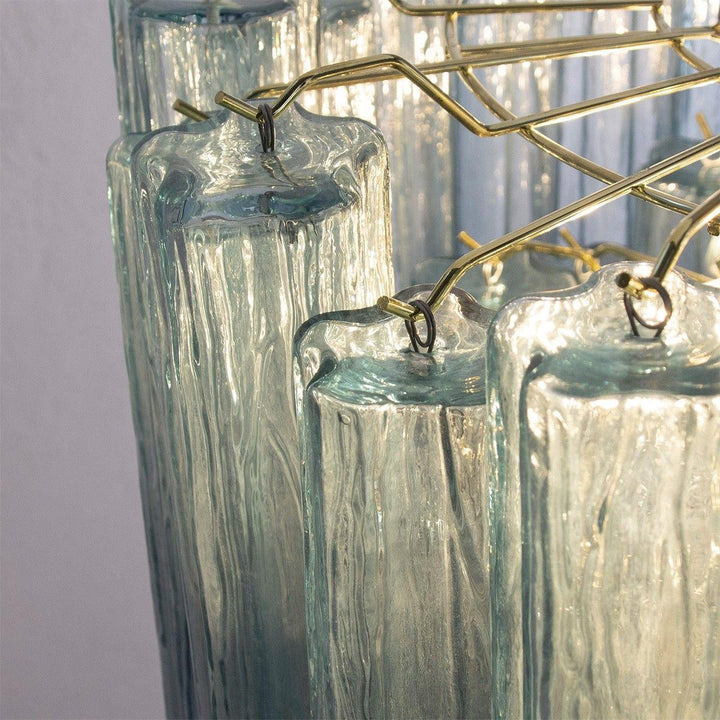 Murano Tubes Chandelier 11" – Italy Creativity Star Glass Decorative