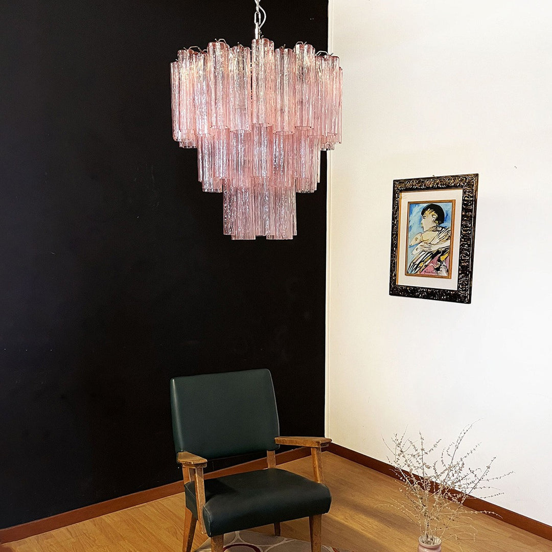 Murano Tubes Chandelier 11" – Italy Creativity Star Glass Decorative